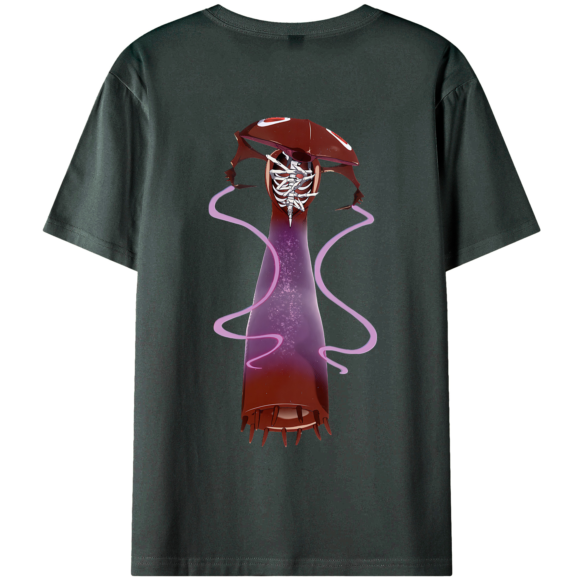 （画像用） EVA 新世紀エヴァンゲリオン 綿100％ メンズ半袖Tシャツ（バックプリント） 通気性